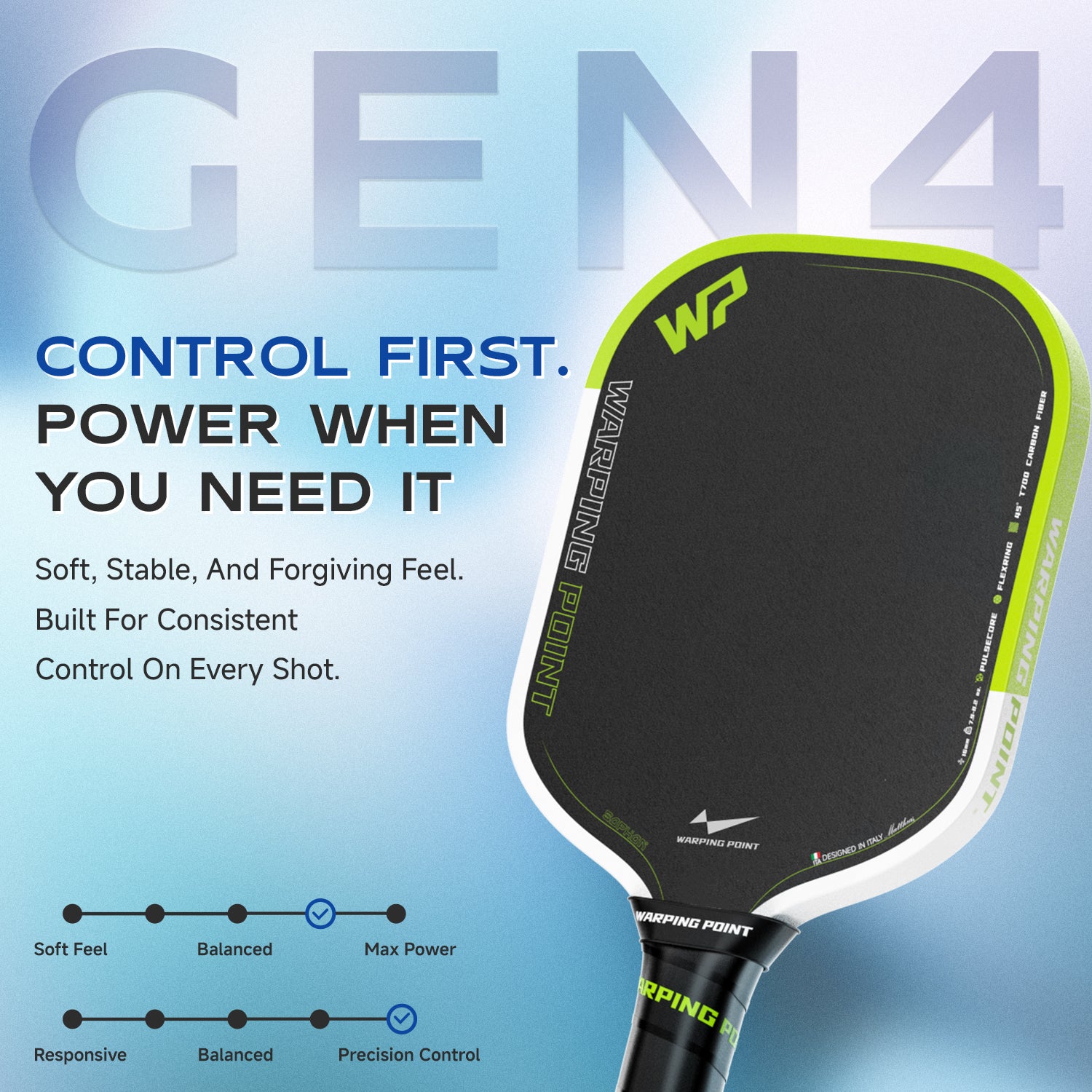 Sophon Pickleball Paddle - Wide Body