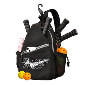 Pickleball Sling Bag - Black