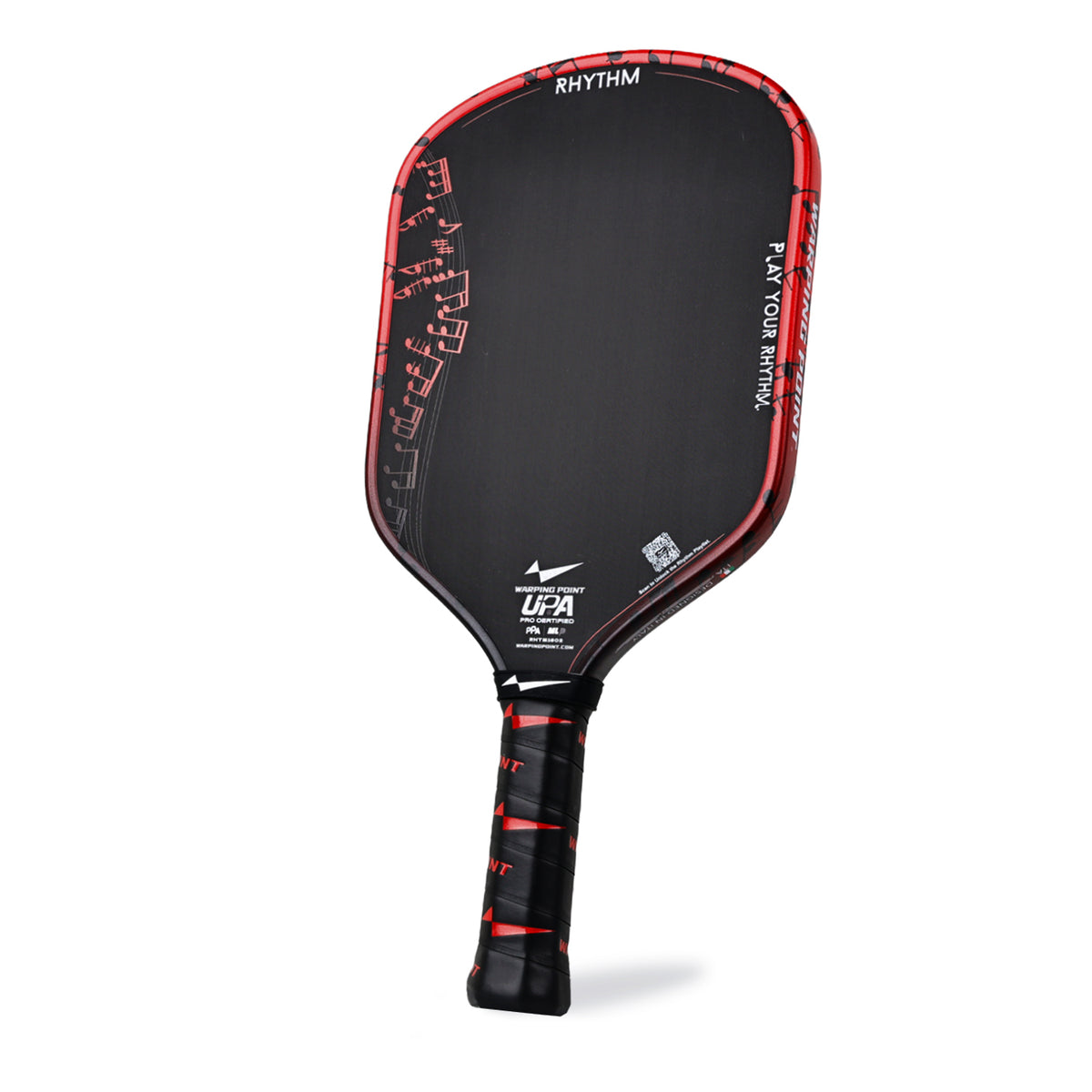 Rhythm Hybrid Pickleball Paddle – Red