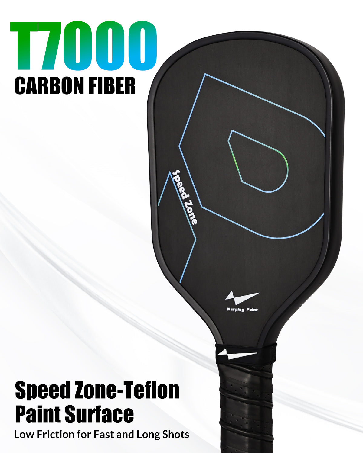 T700 RAW CARBON FIBER PICKLEBALL TRAINING PADDLE