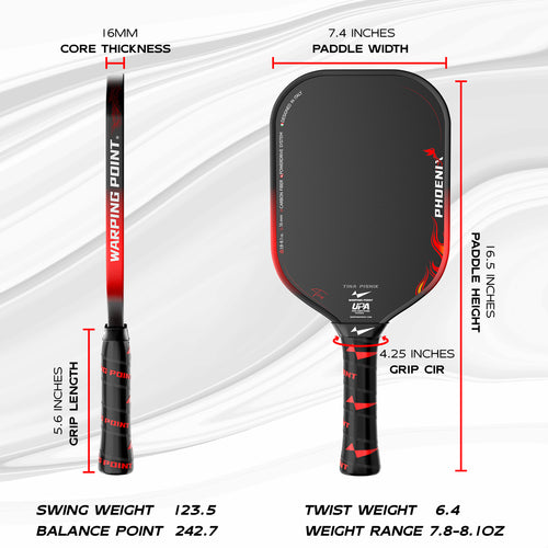 Phoenix Pickleball Paddle - 16MM