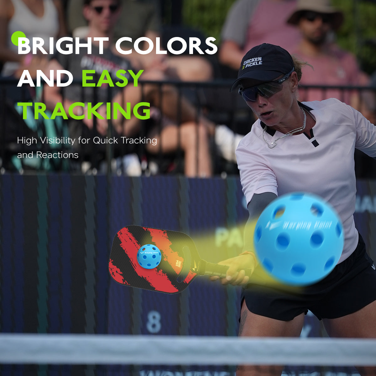 PRACTICE PICKLEBALL BALLS - INDOOR - 12 PACK