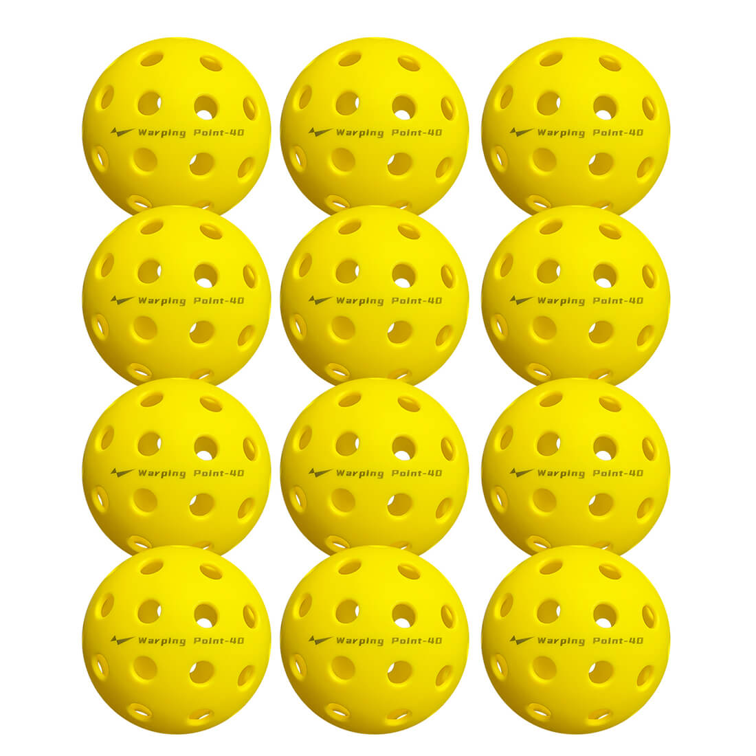 Outdoor Practice Pickleballs - Yellow