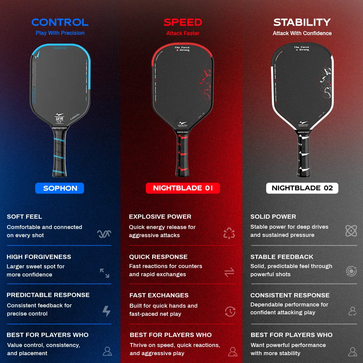 Nightblade 001 Pickleball Paddle