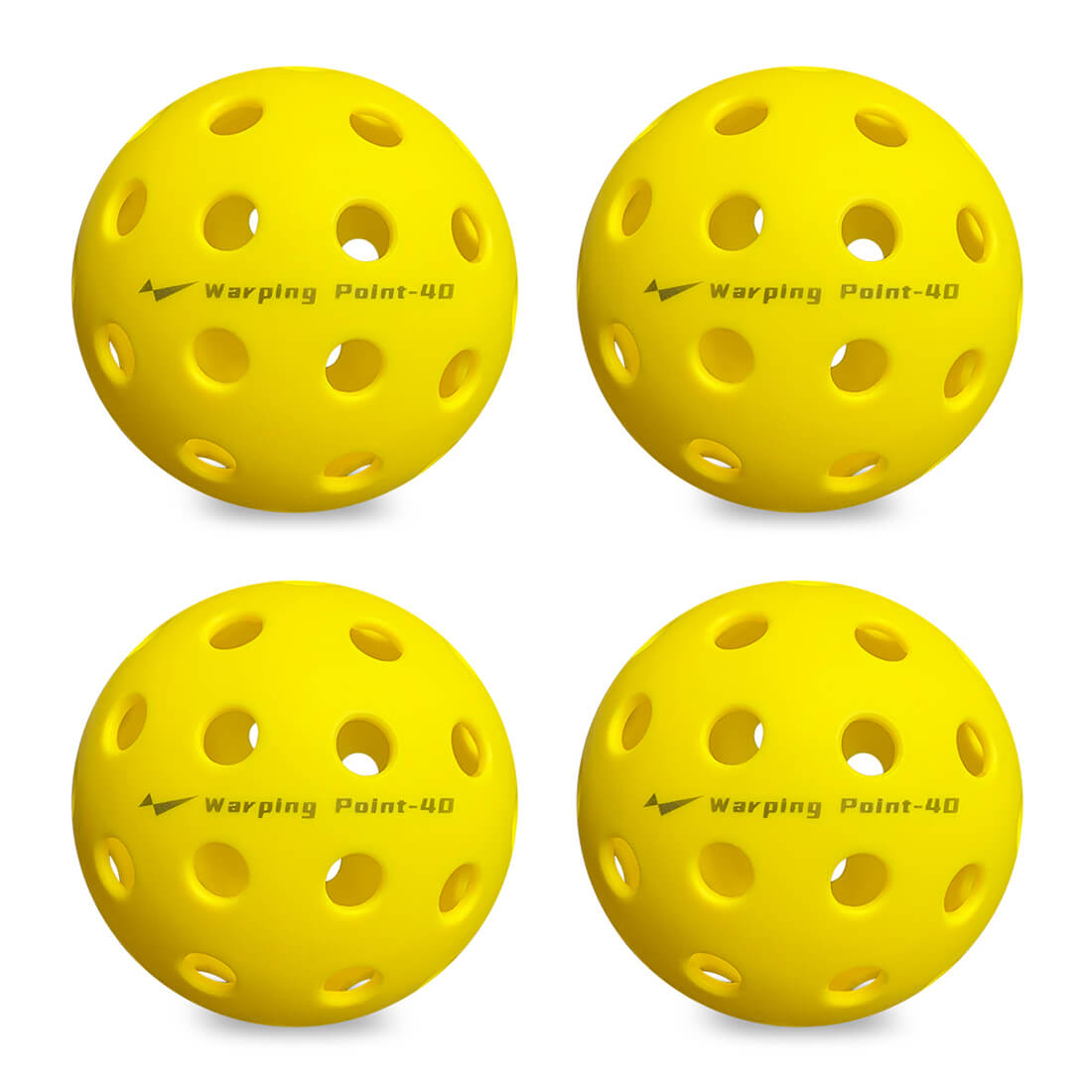 Outdoor Practice Pickleballs - Yellow