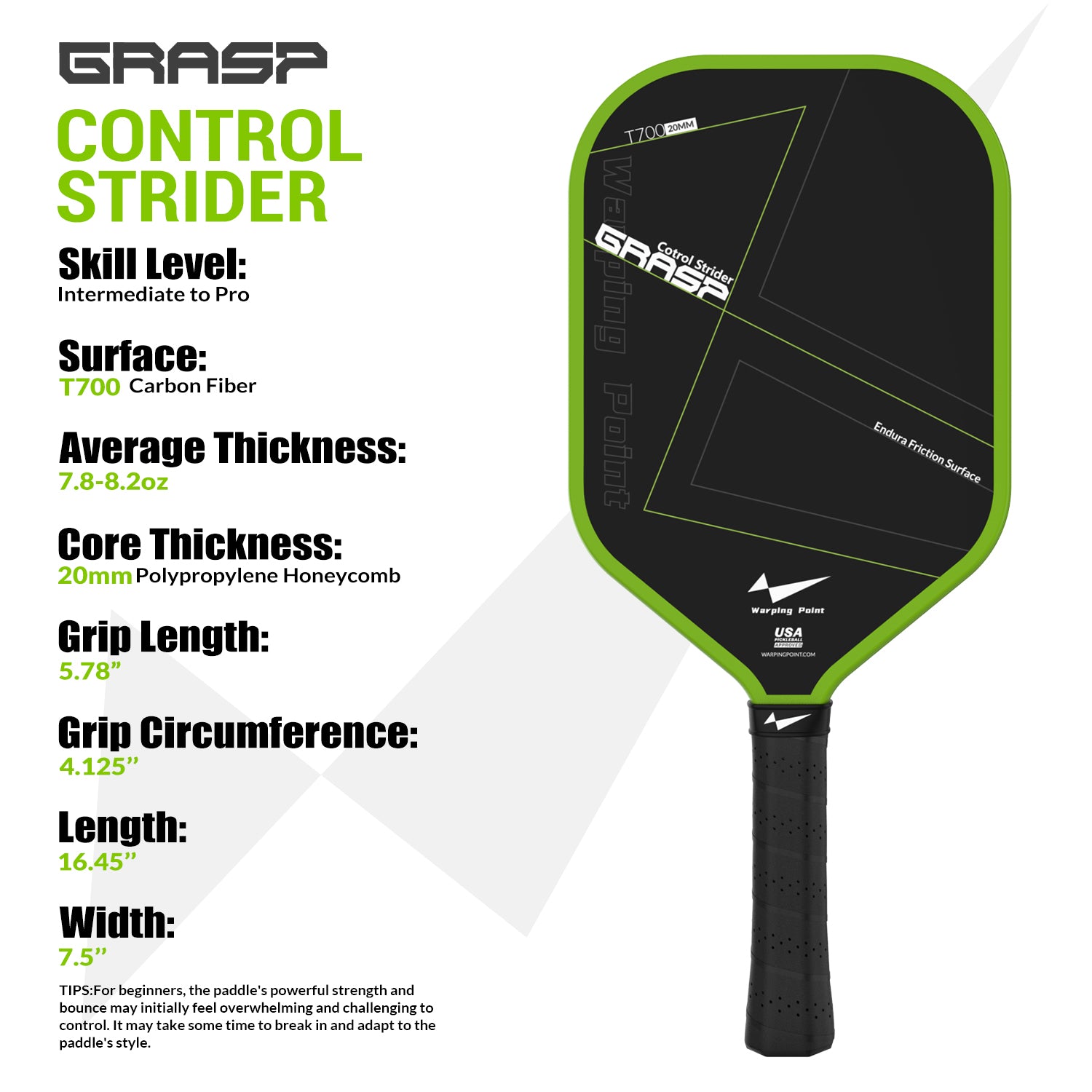 warping point extra control paddle