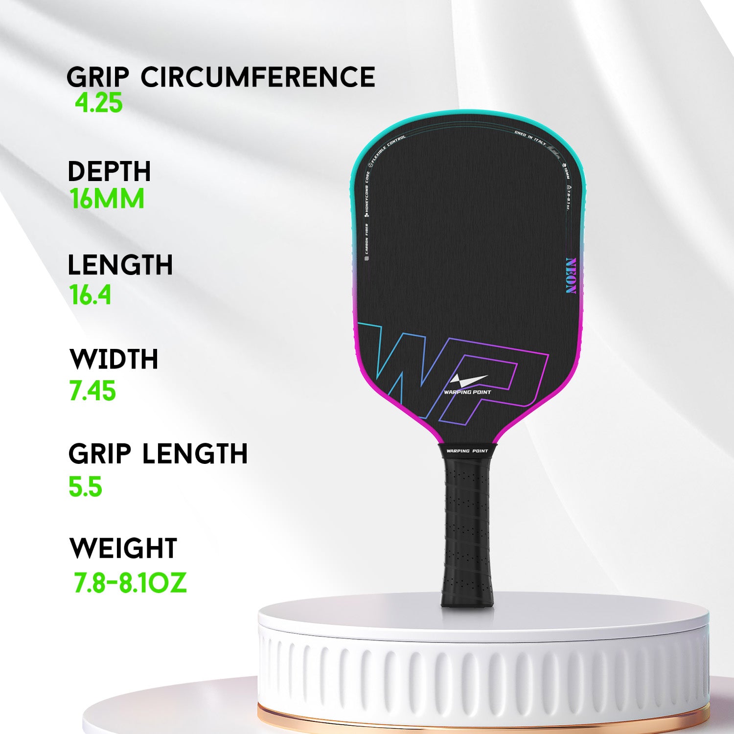 NEON Pickleball Pink & Sky Blue
