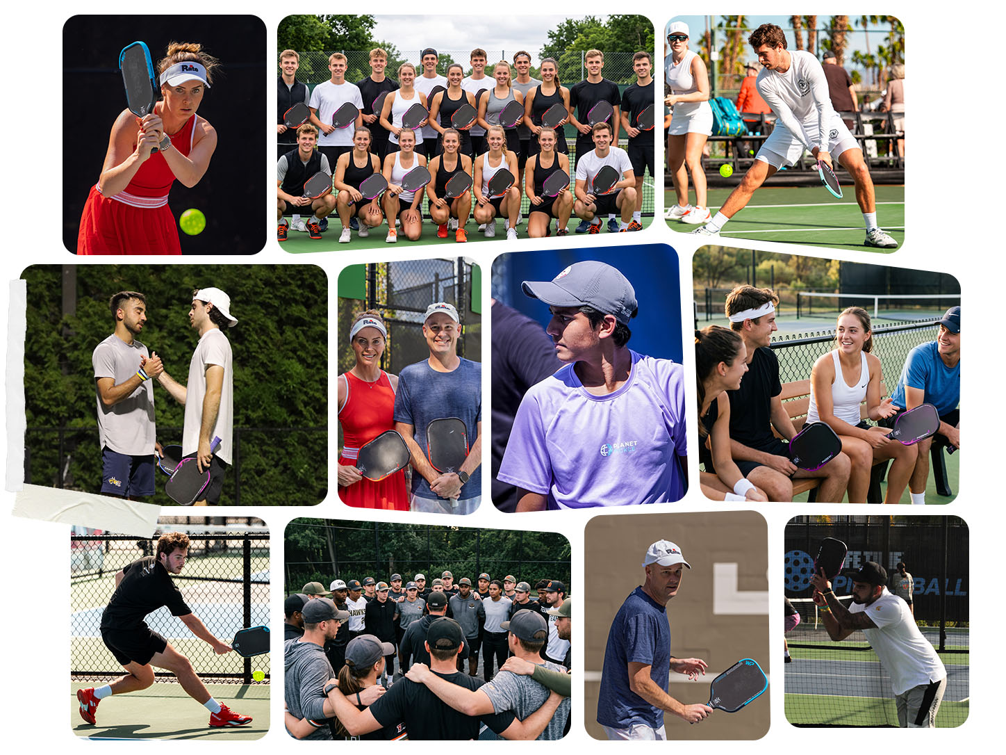 Warping Point pickleball ambassadors and community on and off the court